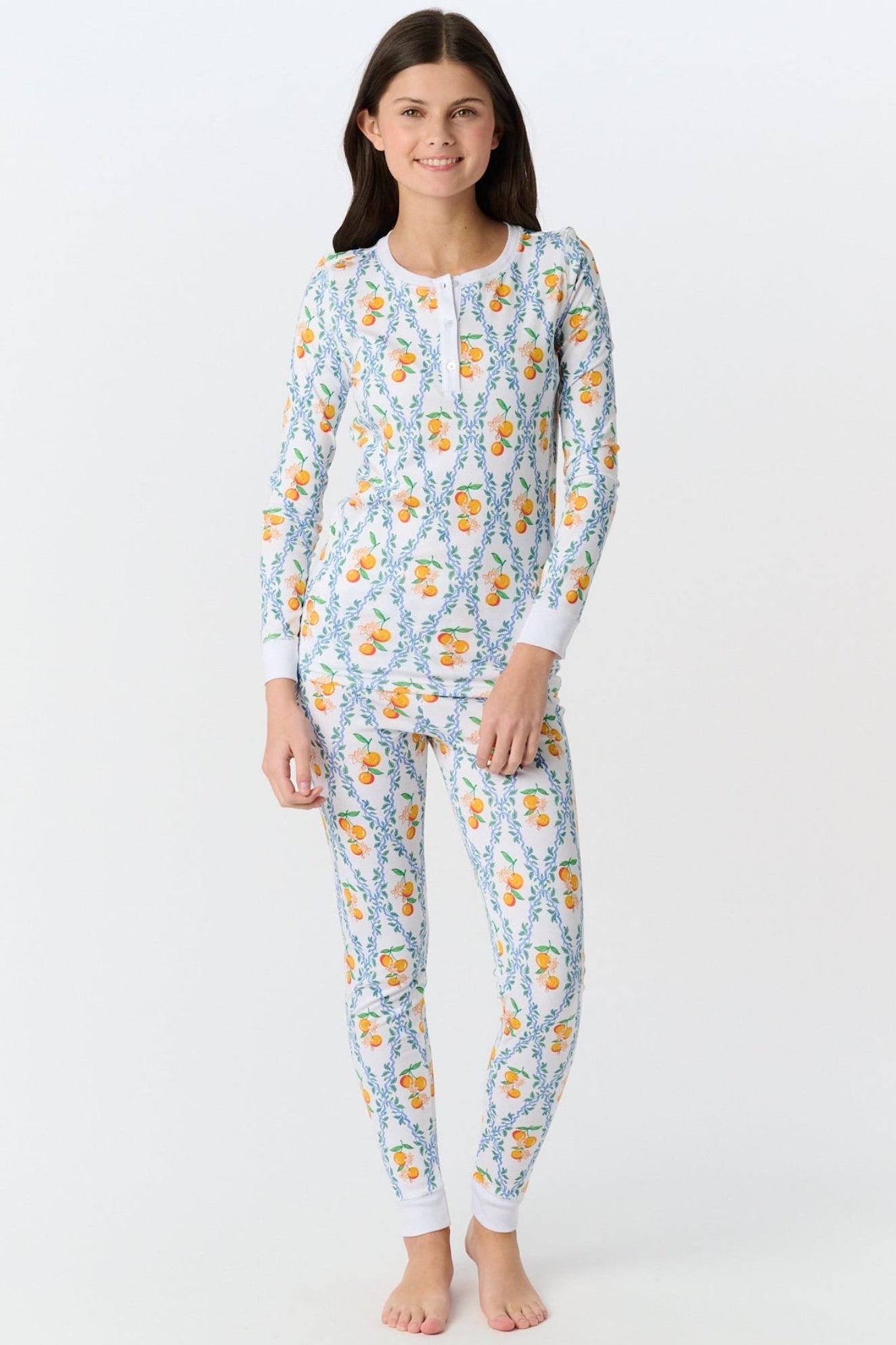 ROLLER-RABBIT-CLEMENTINE-TRELLIS-KIDS-PAJAMA-ORANGE_0001